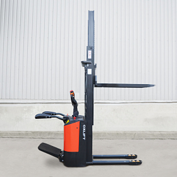 Самоходный штабелер OXLIFT BX1536E 3600 мм 1500 кг с платформой для оператора