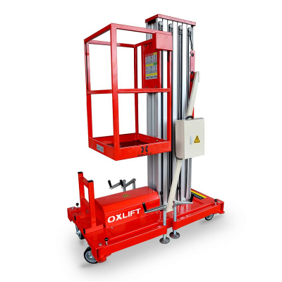 Телескопический одномачтовый подъемник ZX-1-100 OXLIFT 10 м 125 кг HV Market