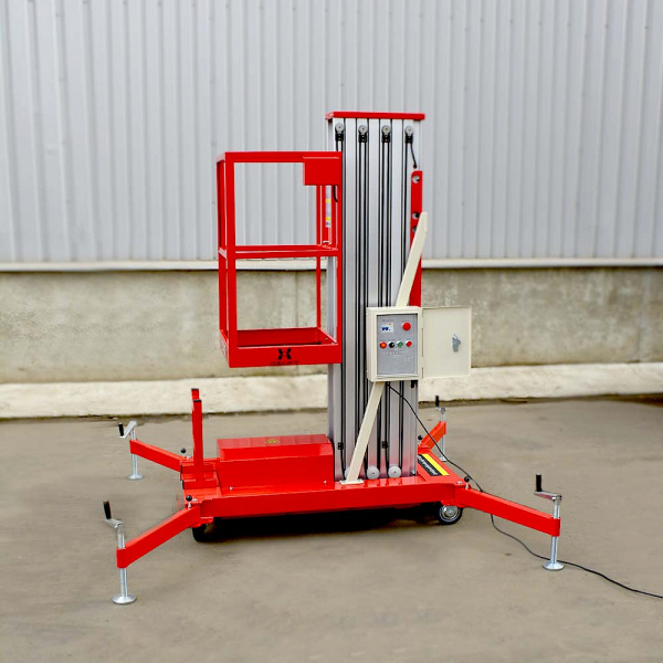 Телескопический одномачтовый подъемник ZX-1-100 OXLIFT 10 м 125 кг HV Market