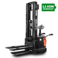Самоходный штабелер с платформой для оператора OXLIFT BX15 Lion 5500 мм HV Market