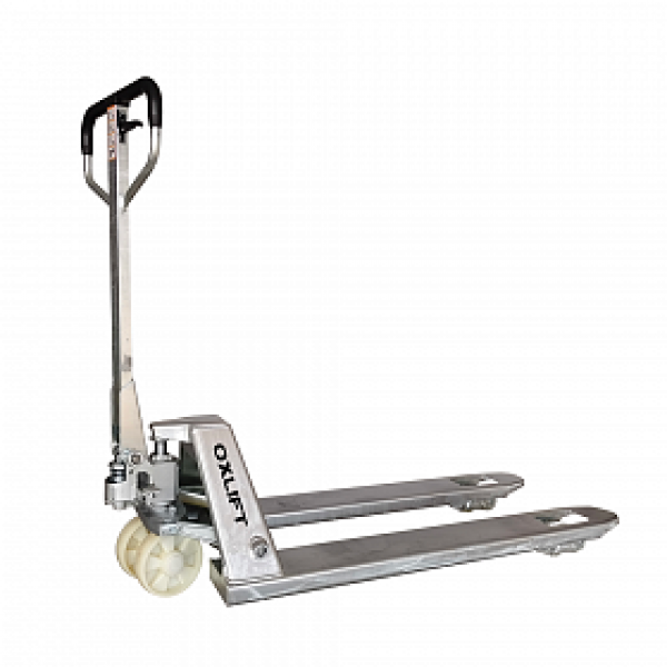 Ручная гидравлическая тележка c гальваническим покрытием OXLIFT OX25-GAL 2500 кг HV Market