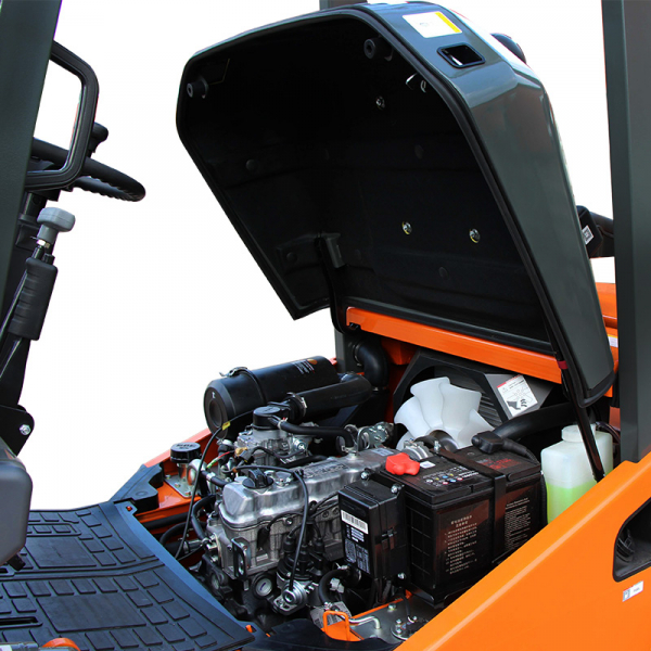 Дизельный погрузчик CPCD18-WS5K2 с японским двигателем, свободным подъемом и боковым смещением вил