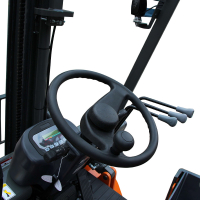 Электрический вилочный погрузчик CPD15-HA2 со свободным подъемом и боковым смещением вил HV Market