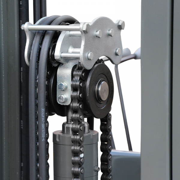 Электрический вилочный погрузчик CPD18-HC2 со свободным подъемом и боковым смещением вил