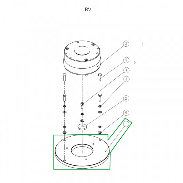 Электромагнитный тормоз для ричтрака RV (24V)
