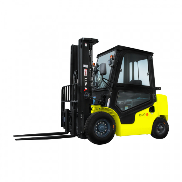 Дизельный погрузчик с кабиной YETT DRP15-WS5K2-ZSM480-SS-K