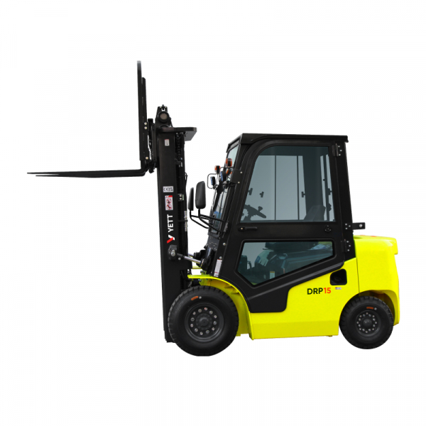 Дизельный погрузчик с кабиной YETT DRP15-WS5K2-ZSM480-SS-K