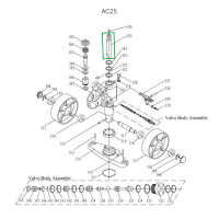 Шток гидроцилиндра 31,5 мм для гидравлических тележек AC25 HV Market