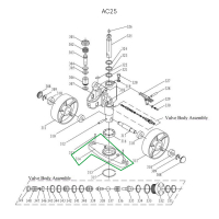 Опорная площадка гидроузла гидравлических тележек AC25 HV Market