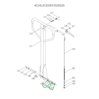 Штифт (8х50 мм) для гидравлических тележек AC25, DF25, JC20, AC30 HV Market