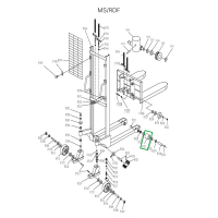 Ролик подвильный 90х50 для MS и RDF нейлоновый HV Market
