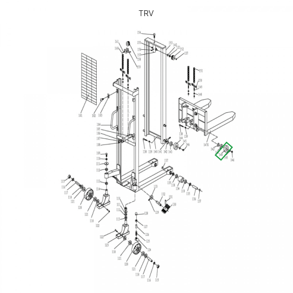 Ролик каретки для TRV HV Market