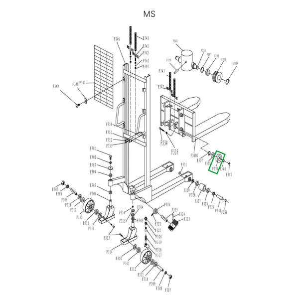 Ролик каретки для MS1516 HV Market