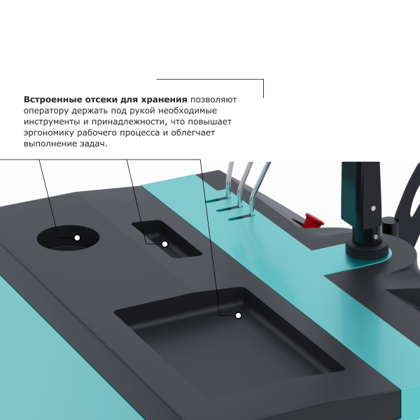 Штабелер с выдвижной мачтой (мини-ричтрак) PROLIFT PRO MRV1640 HV Market