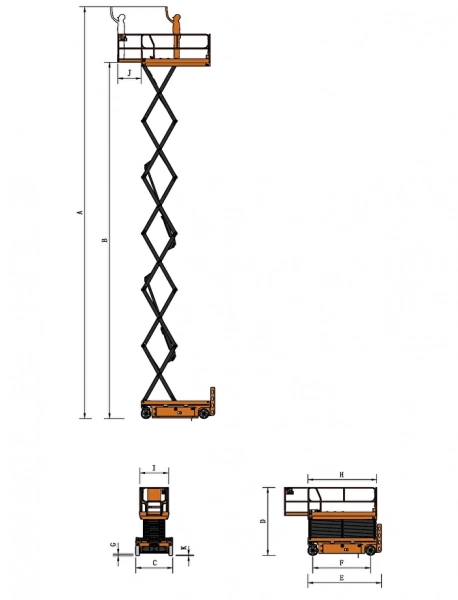 Ножничный подъемник Skyboom SSL-08HD HV Market
