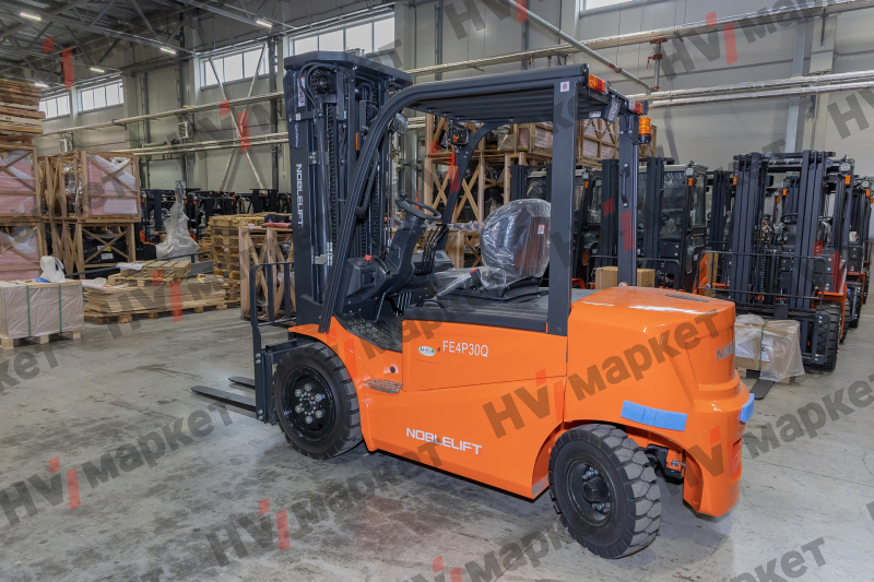 Электрический вилочный погрузчик FE4P30Q Duplex mast (Свинц-кислот 400Ач, В-3000мм) HV Market