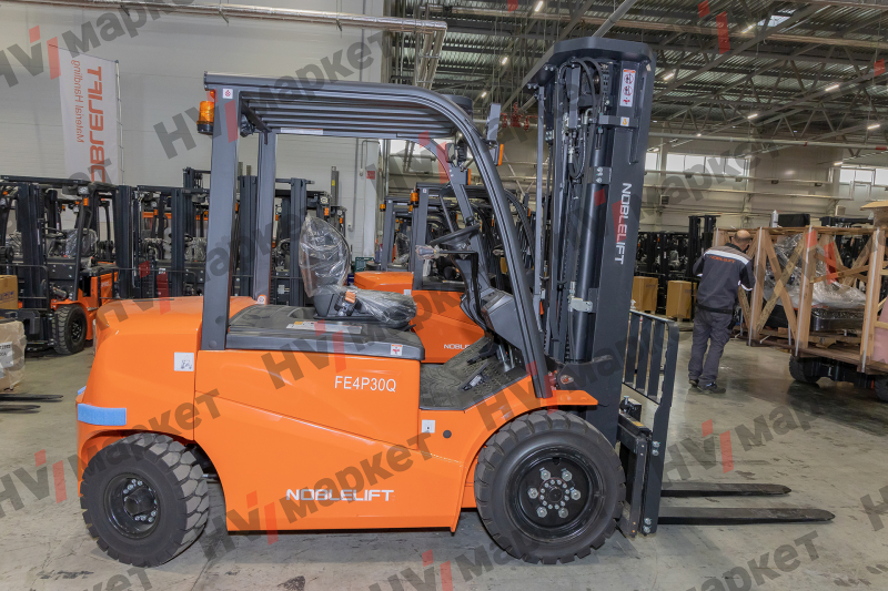 Электрический вилочный погрузчик FE4P30Q Duplex mast (Свинц-кислот 400Ач, В-3000мм) HV Market